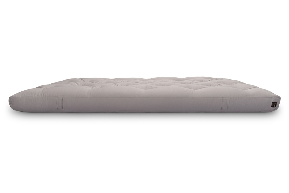 Matratze Futon 120x200 mit Latex - Pascall Slim Duo Latex Grau