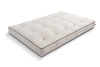 Matratze Futon 140x200 mit Wolle, Latex und Kokos - Pascall Comfort Wool Kedro Leinen
