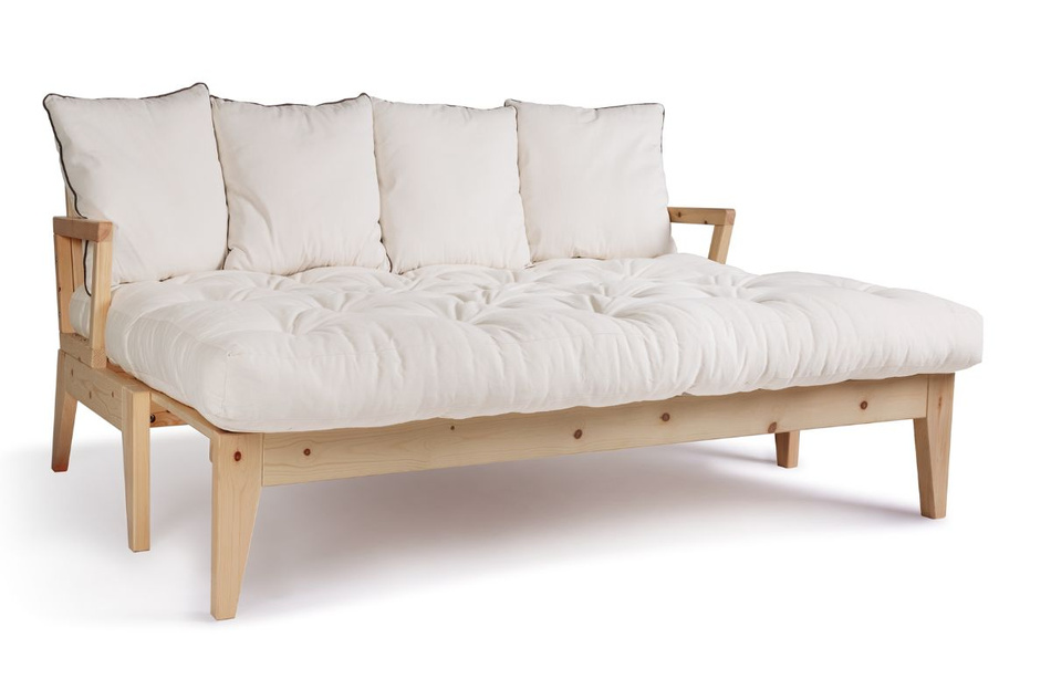Schlafsofa 200 cm - Sakura - Pascall Futon Ecru