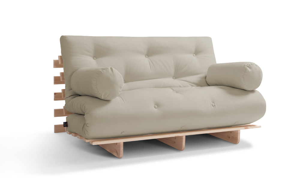 Ausziehbares Gartensofa 140x200 – Freedom Classic – Pascall Futon Gris