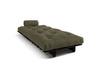 Schlafsofa 90x200 - Slim Comfort Black - Pascall Futon Khaki