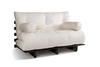 Schlafsofa 140x200 - Slim Basic Black - Pascall Futon Ecru