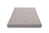 Matratze Futon 120x200 mit Latex - Pascall Slim Duo Latex Grau