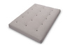 Matratze Futon 140x200 mit Wolle, Latex und Kokos - Pascall Comfort Wool Hard Grau