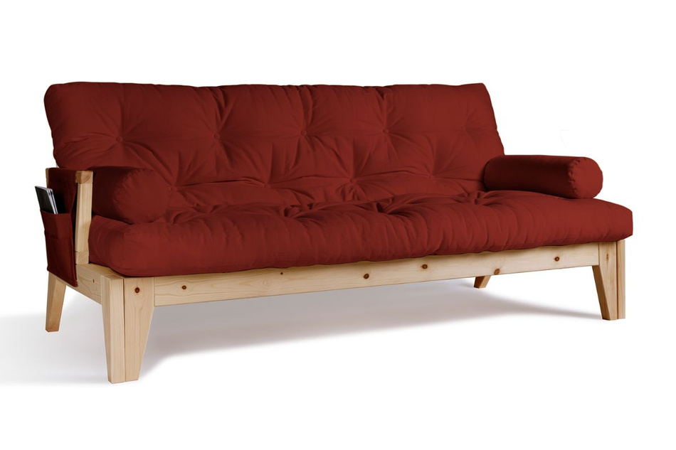Schlafsofa 200 cm - Sakura - Pascall Futon Ziegelstein