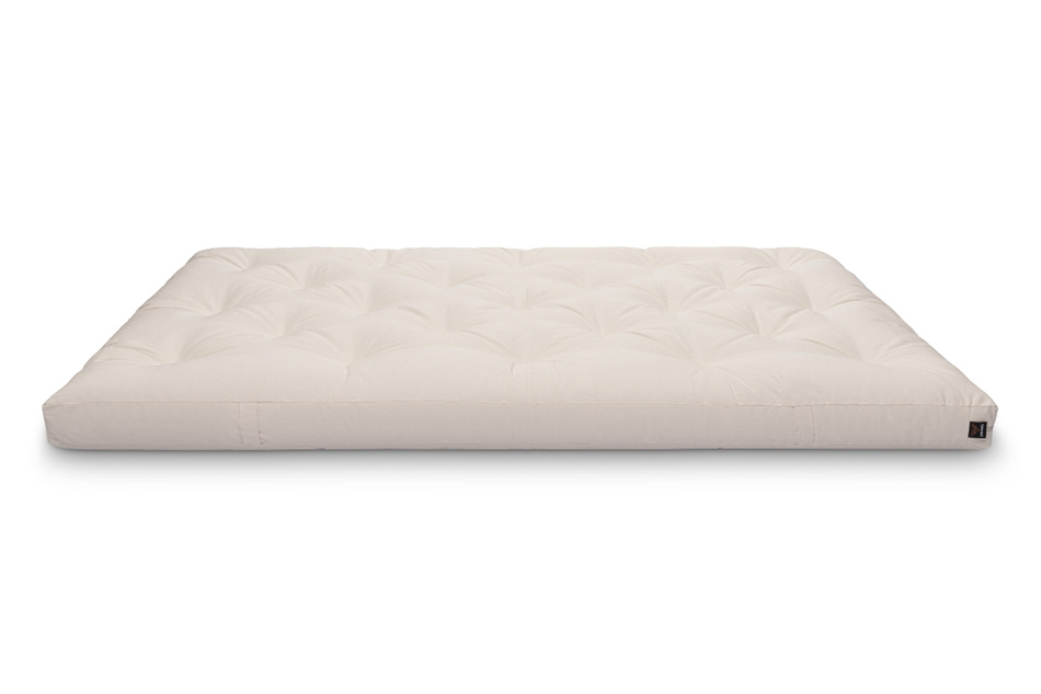 Matratze Futon 120x200 - Pascall Slim Natural Blau