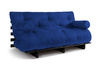 Schlafsofa 160x200 - Slim Exclusive Black - Pascall Futon Blau