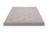Matratze Futon 160x200 - Pascall Slim Natural Grau