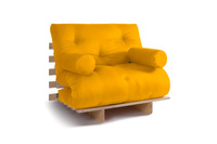 Schlafsofa 90x200 - Slim Comfort Classic - Pascall Futon Honig