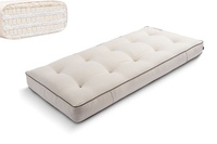 Matratze Futon 90x200 mit Latex - Pascall Comfort Trio Latex Wool Kedro Leinen