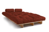Schlafsofa 140x200 - Slim Comfort Classic - Pascall Futon Ziegelstein