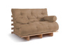 Schlafsofa 120x200 - Slim Exclusive Classic - Pascall Futon Beige