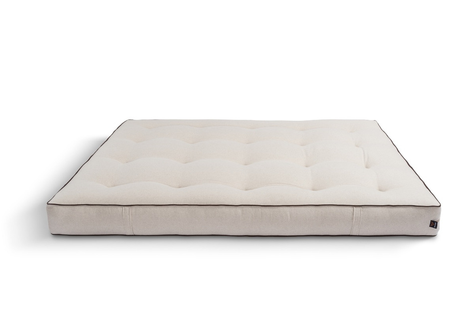 Matratze Futon 200x200 mit Wolle, Latex und Kokos - Pascall Comfort Wool Hard Kedro Leinen