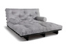 Schlafsofa 160x200 - Slim Comfort Black - Pascall Futon Tauben-Glow