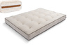 Matratze Futon 200x200 mit Wolle, Latex und Kokos - Pascall Comfort Wool Kedro Leinen