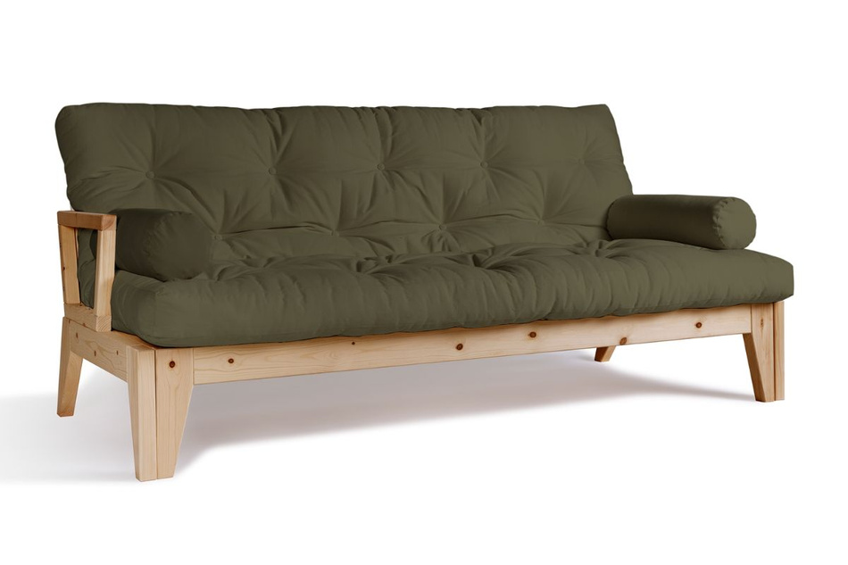 Schlafsofa 200 cm - Sakura - Pascall Futon Khaki