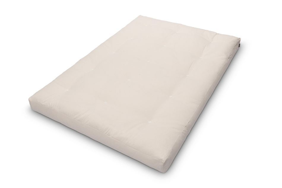 Matratze Futon 140x200 mit Latex-Kokos - Pascall Comfort Relax Hard Ecru