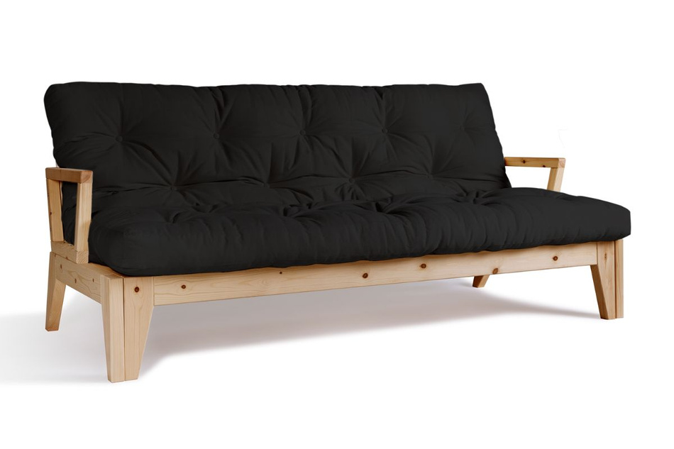 Schlafsofa 200 cm - Sakura - Pascall Futon Schwarz
