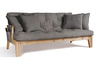Schlafsofa 200 cm - Sakura - Pascall Futon Grau