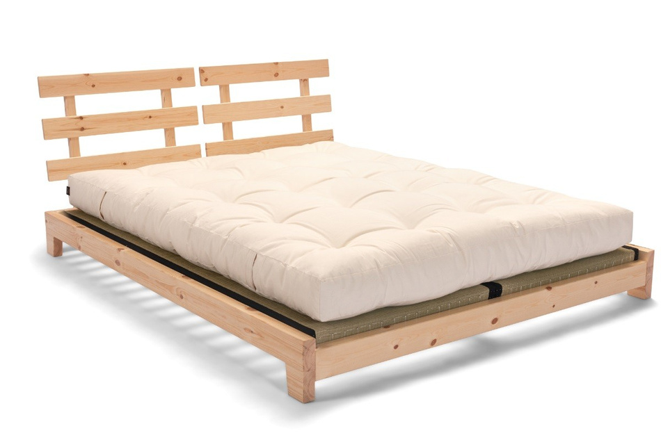 Bett Futon 160x200 - Pascall Aisha Classic Tatami Natura