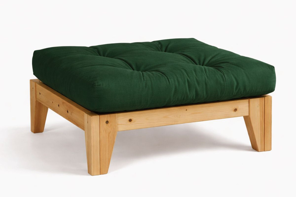 Hocker Sakura - Pascall Futon Flaschengrün