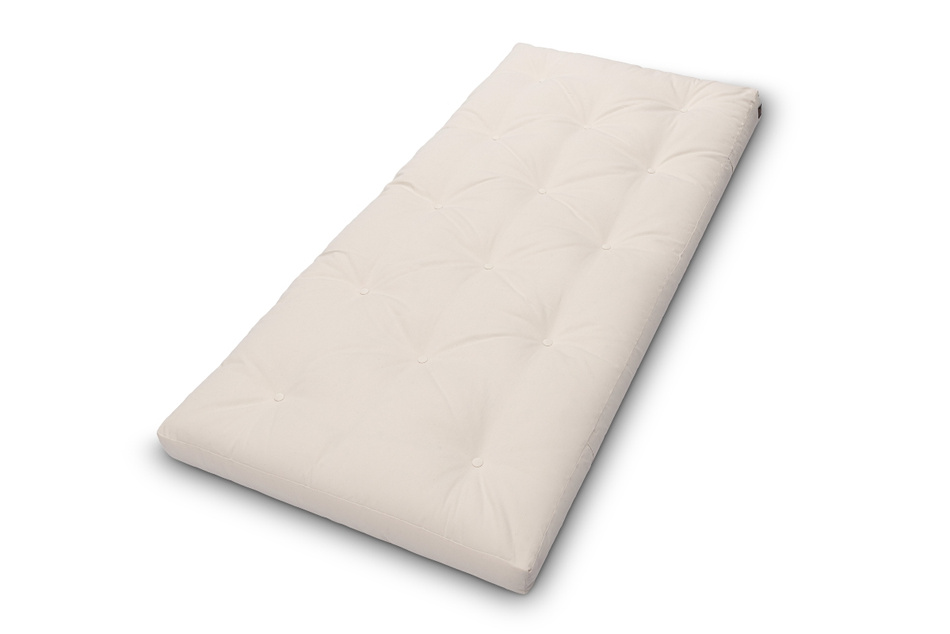 Matratze Futon 90x200 mit Latex - Pascall Slim Latex Tauben-Glow