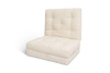 Klappmatratze Futon 70x200 - Flex Natural - Pascall Ecru