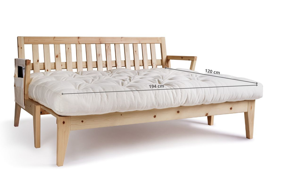 Schlafsofa 200 cm - Sakura - Pascall Futon Ecru