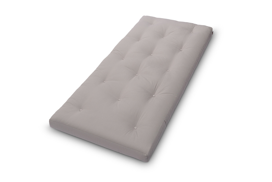 Matratze Futon 90x200 mit Latex - Pascall Slim Duo Latex Grau