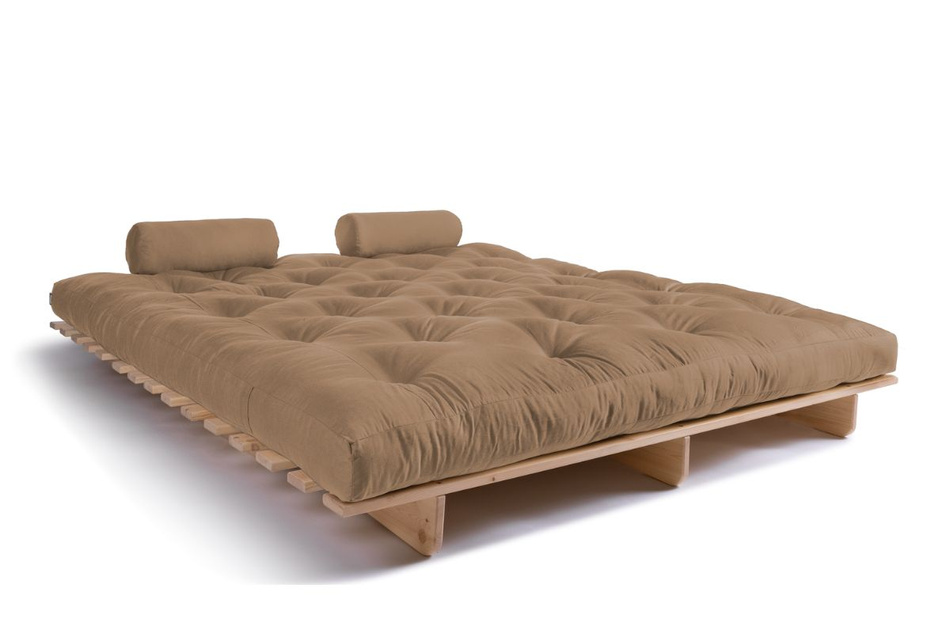 Schlafsofa 180x200 - Slim Comfort Classic - Pascall Futon Beige
