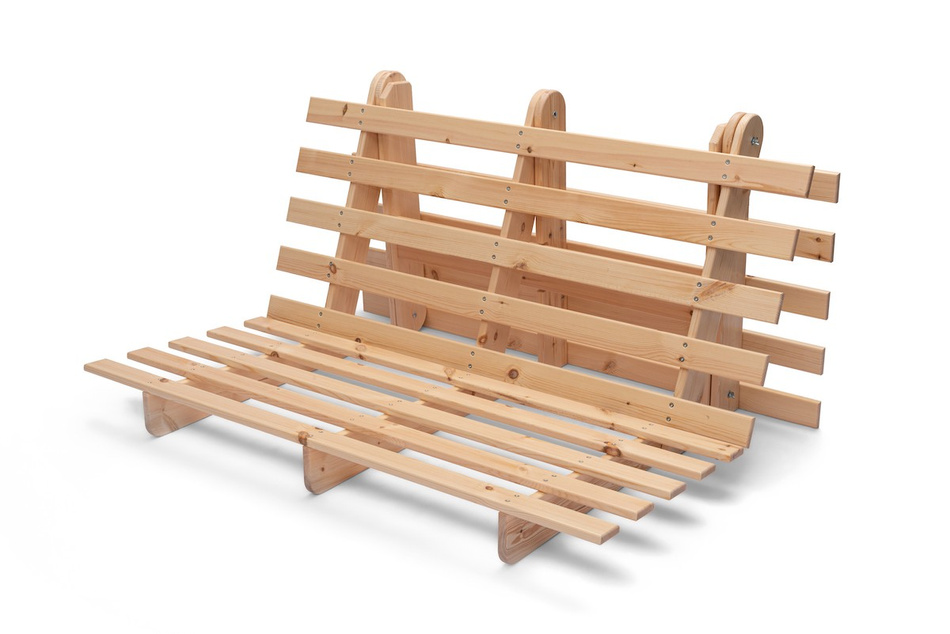 Schlafsofa 140x200 - Slim Comfort Classic - Pascall Futon Flaschengrün