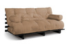 Schlafsofa 180x200 - Slim Basic Black - Pascall Futon Beige