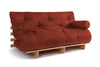 Schlafsofa 160x200 - Slim Comfort Classic - Pascall Futon Ziegelstein