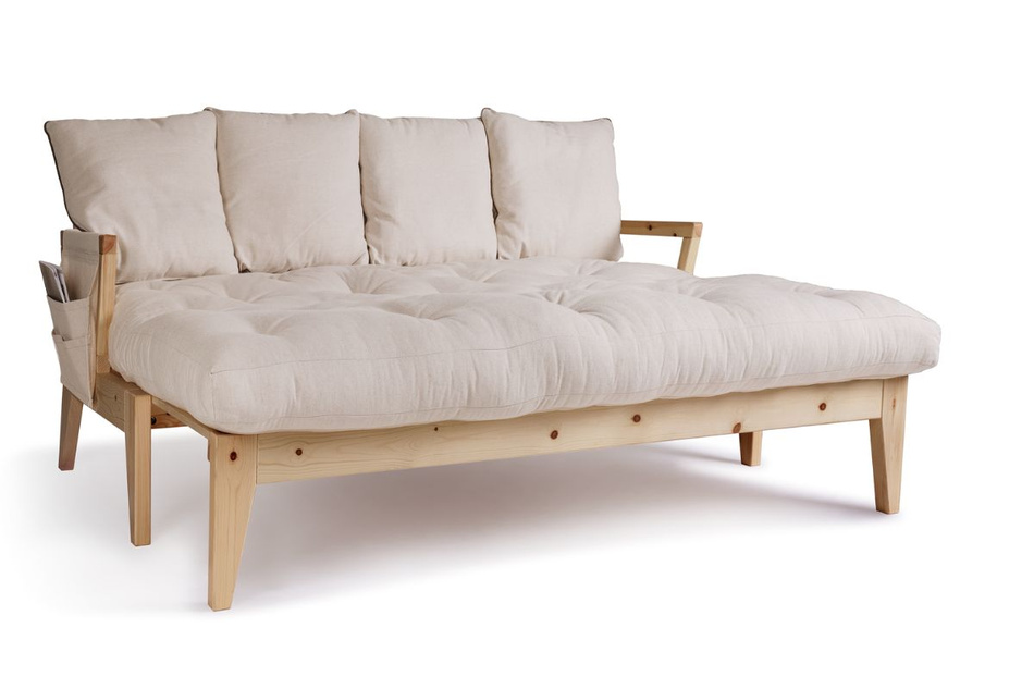 Schlafsofa 200 cm - Sakura - Pascall Futon Leinen