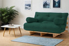 Schlafsofa 160x200 - Slim Comfort Classic - Pascall Futon Tauben-Glow