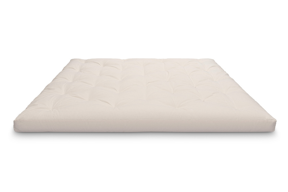 Matratze Futon 200x200 - Pascall Slim Natural Ecru