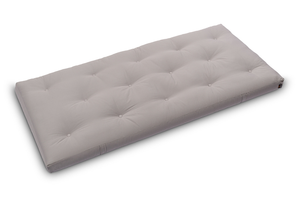 Matratze Futon 90x200 mit Latex - Pascall Slim Latex Grau
