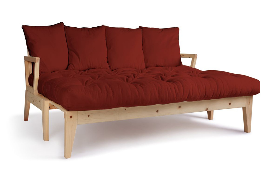 Schlafsofa 200 cm - Sakura - Pascall Futon Ziegelstein