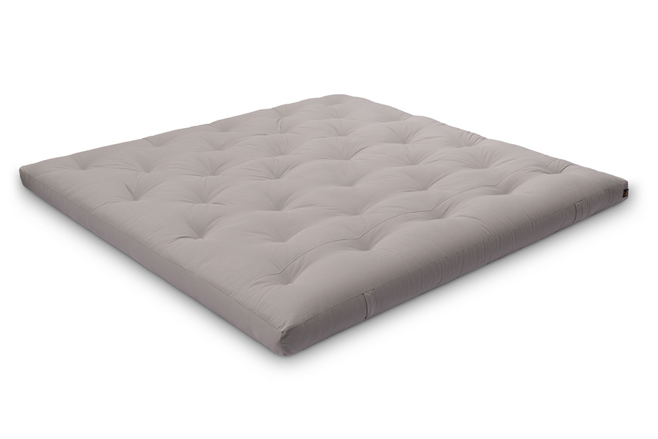 Matratze Futon 200x200 mit Latex - Pascall Slim Duo Latex Grau