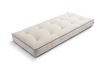 Matratze Futon 90x200 mit Wolle, Latex und Kokos - Pascall Comfort Wool Hard Kedro Leinen