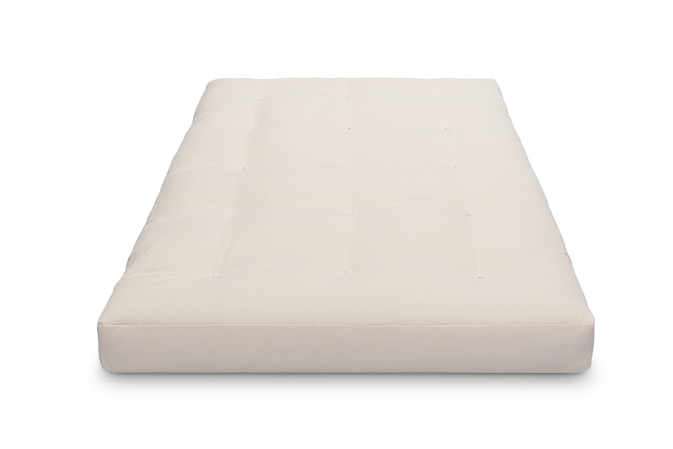 Matratze Futon 120x200 mit Latex-Kokos - Pascall Comfort Relax Hard Ecru