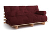 Schlafsofa 180x200 - Slim Comfort Classic - Pascall Futon Bordeaux