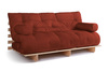 Schlafsofa 180x200 - Slim Comfort Classic - Pascall Futon Ziegelstein