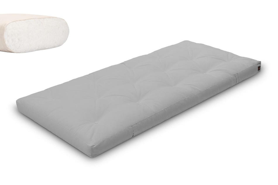 Matratze Futon 90x200 - Pascall Slim Natural Tauben-Glow