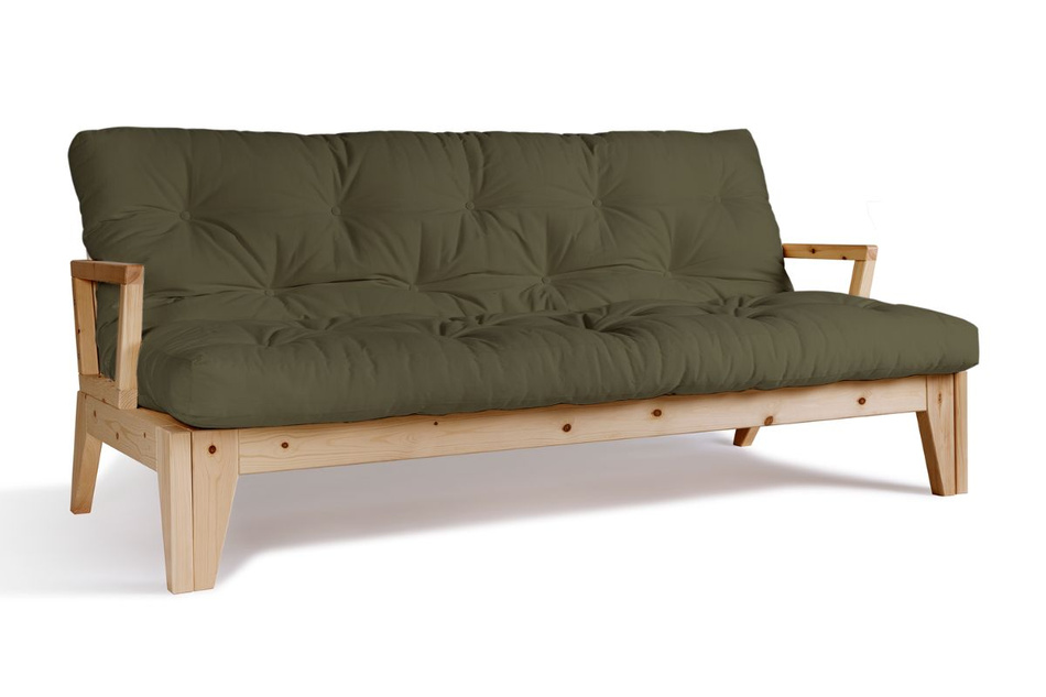 Schlafsofa 200 cm - Sakura - Pascall Futon Khaki