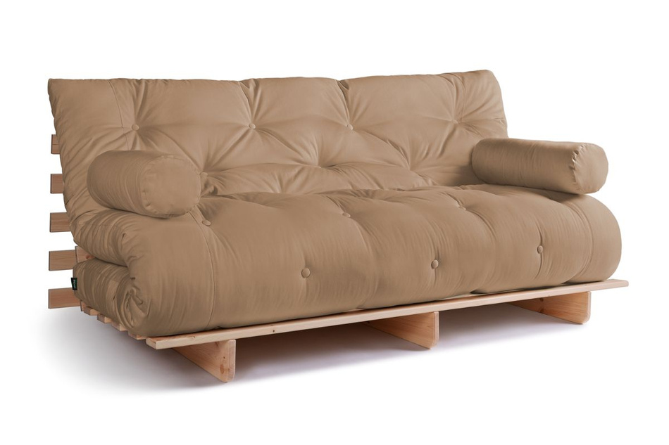 Schlafsofa 180x200 - Slim Comfort Classic - Pascall Futon Beige