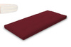 Matratze Futon 90x200 mit Latex - Pascall Slim Duo Latex Bordeaux