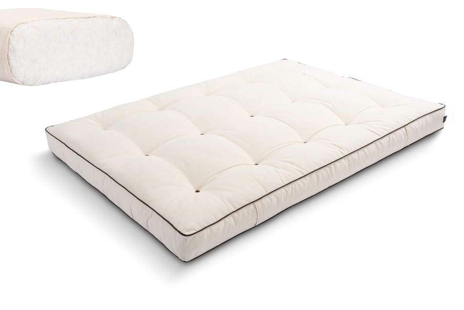 Matratze Futon 140x200 - Pascall Medium Natural Kedro Ecru