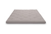 Matratze Futon 200x200 mit Latex - Pascall Slim Latex Grau