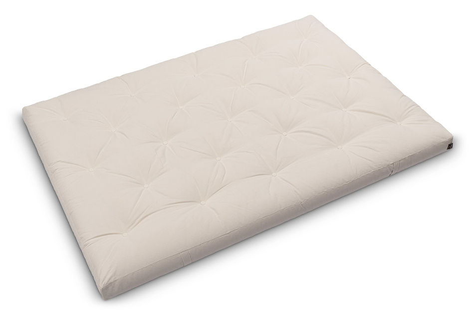 Matratze Futon 140x200 - Pascall Slim Natural Ecru
